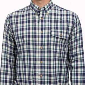 Vintage GANT Fox Hunt Plaid Shirt Men L Buttoned Pocket Button Down Long Sleeve
